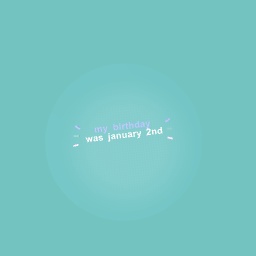 can i get a happy birthday..?