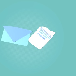 My letter to RDMR2 hope you like it