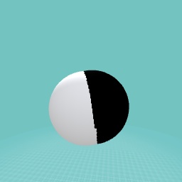 Black and white ball