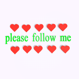 follow me..plz