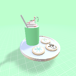 Christmas Cookies & Hot Choclate