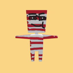 Roblox man is ready for chismas and to eat your flesh