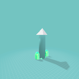 a rocket that is ready to go somewhere