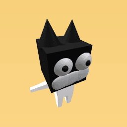 Cartoon cat costume head