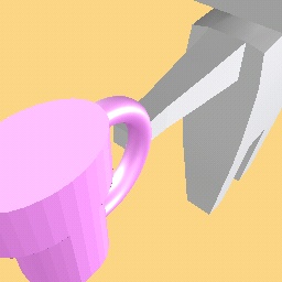 pink mug