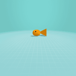 1 little fishy swimming in the sea