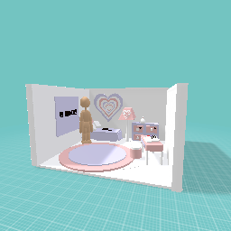 Aethestic pink & purple room