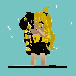Cute black and yellow girl