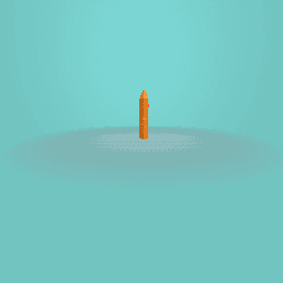 Orange crayon