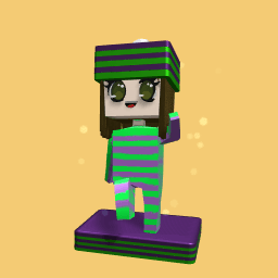 Green and Purple girl