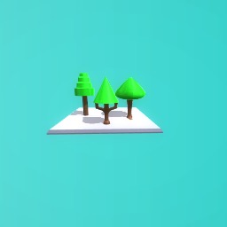 My three little trees