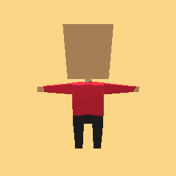 Black pants and red shirt copy