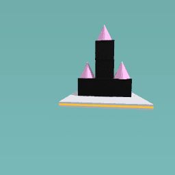 Black/pink castle