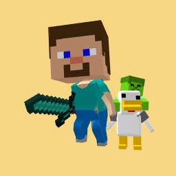 Steve With Chicken Jockey