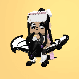 Black white shadow girl 