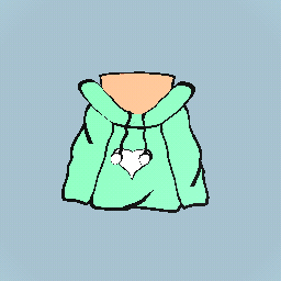 green hoodie