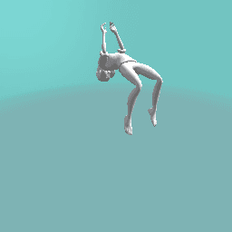 Weird person in the middle of a backflip