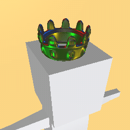 the rainbow crown for getting it for free you need to play maze called<TheHotParkour> tell me in the chat if you are the 1st thank you