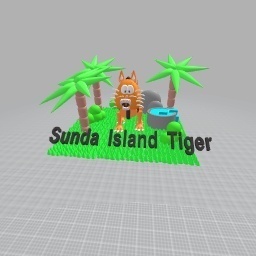 a Sunda island tiger{Panthera Tigris Sondica}