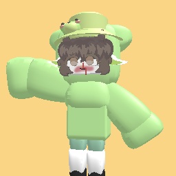 Frog hoodie ac