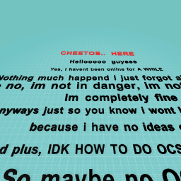 CHEETOS.. HERE! IMPORTANT