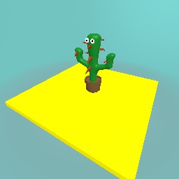 Spikey cactus with base