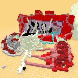 MY FINISHED MONSTER!!!!