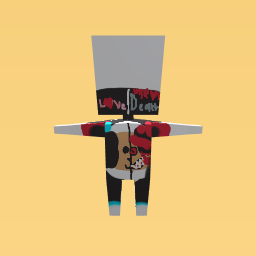 a shirt for anyone includes wit shoes and mask