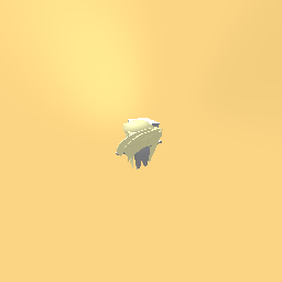 Blonde straight hair.