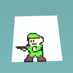 army soldier pixel art