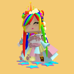 Rainbow girl