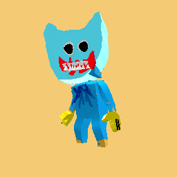 I tryed to make huggy wuggy from poppy,s playtime