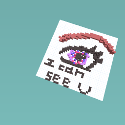 I can see u