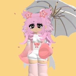 Japanese flower girl