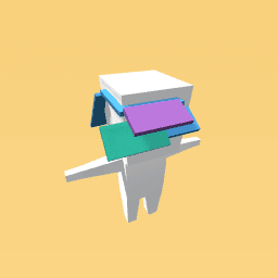 1 token rainbow hair