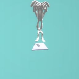 Goblin getting blasted with magic