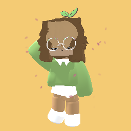 Cute Leaf Girl