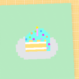 Slice of Birthday cake