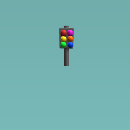 Rainbow traffic light