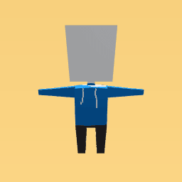 blue hoodie