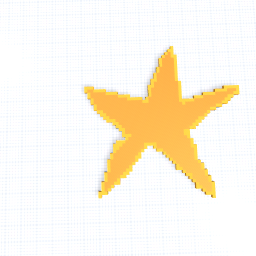 made by hand star