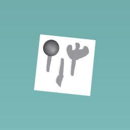 Fork knife and spoon
