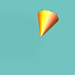 Spiked up cone