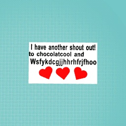Another shout out!