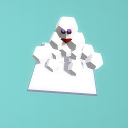 Boxer Snow Golemn With RUBY