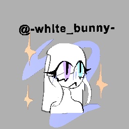 I draw u @-white_bunny-