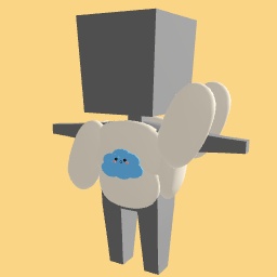 Cute cloud puffer jacket