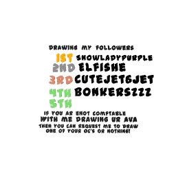 My followers! Drawing people