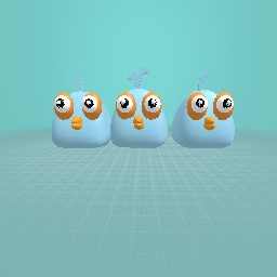 The triplets  in angery bird