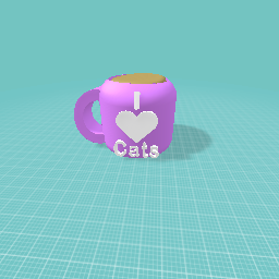 I heart cats mug
